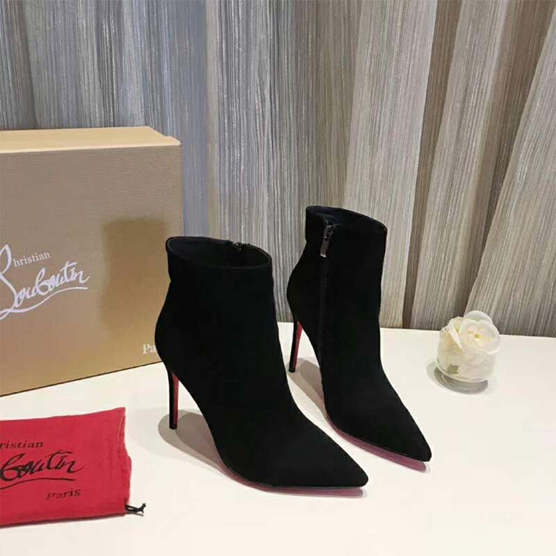 Christian Louboutin Women Shoes Eloise Booty 100 mm-Black