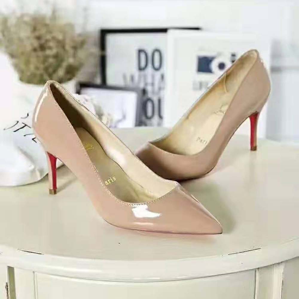 Christian Louboutin Women Shoes Pigalle 85 mm Heel Height-Sandy