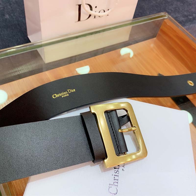Dior Women Diorquake Belt in Black Calfskin - Image 2