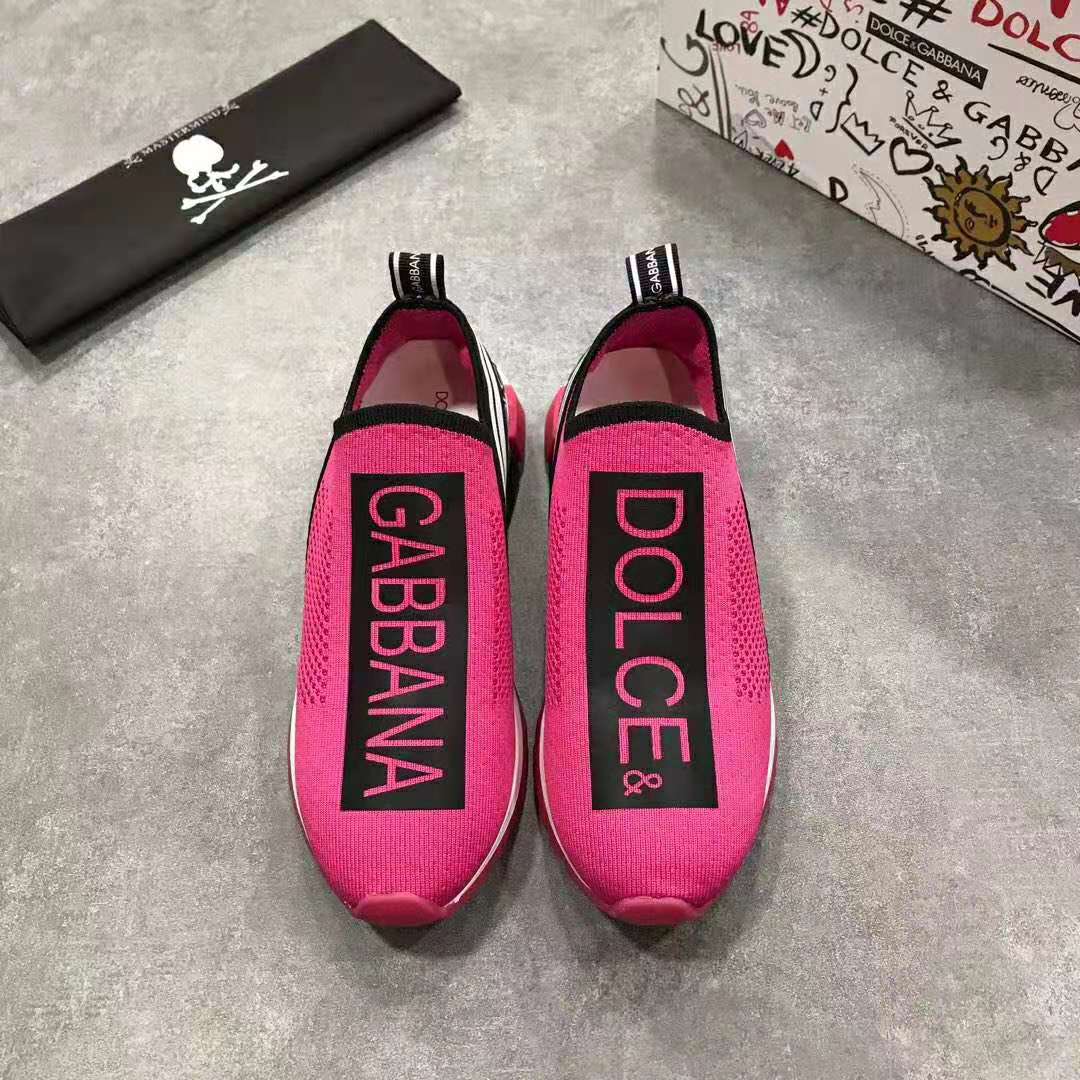 Dolce Gabbana D&G Women Branded Sorrento Sneakers-Rose - Image 5