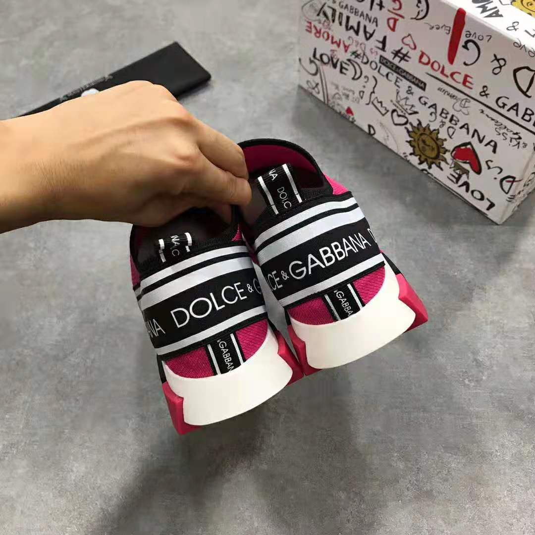 Dolce Gabbana D&G Women Branded Sorrento Sneakers-Rose - Image 7