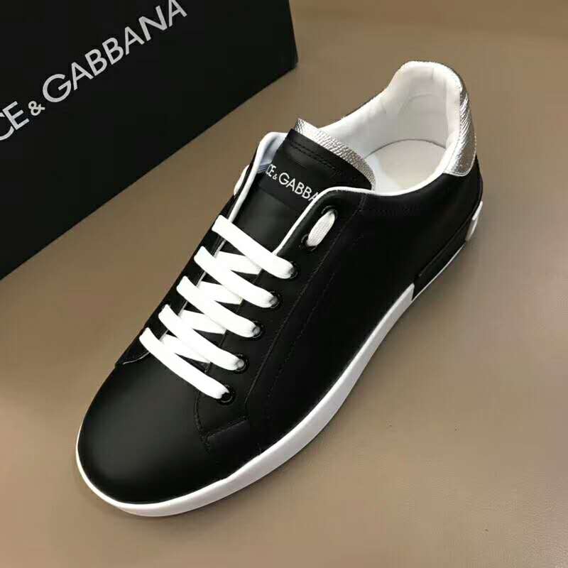 Dolce Gabbana D&G Men Shoes Zapatillas Portofino De Becerro De Napa - Image 5