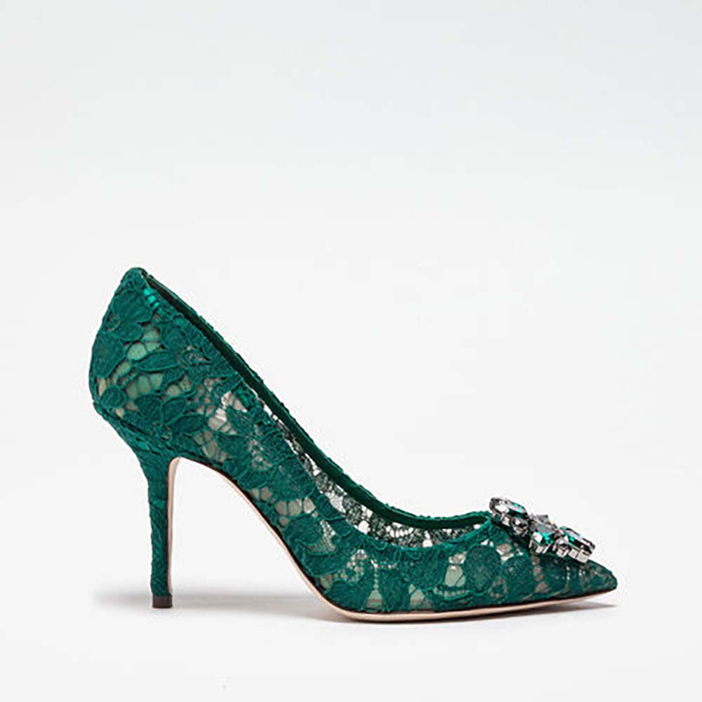 Dolce&Gabbana Denim Barocco-Heel Sandals | Heels, Dolce gabbana shoes, Dolce  and gabbana