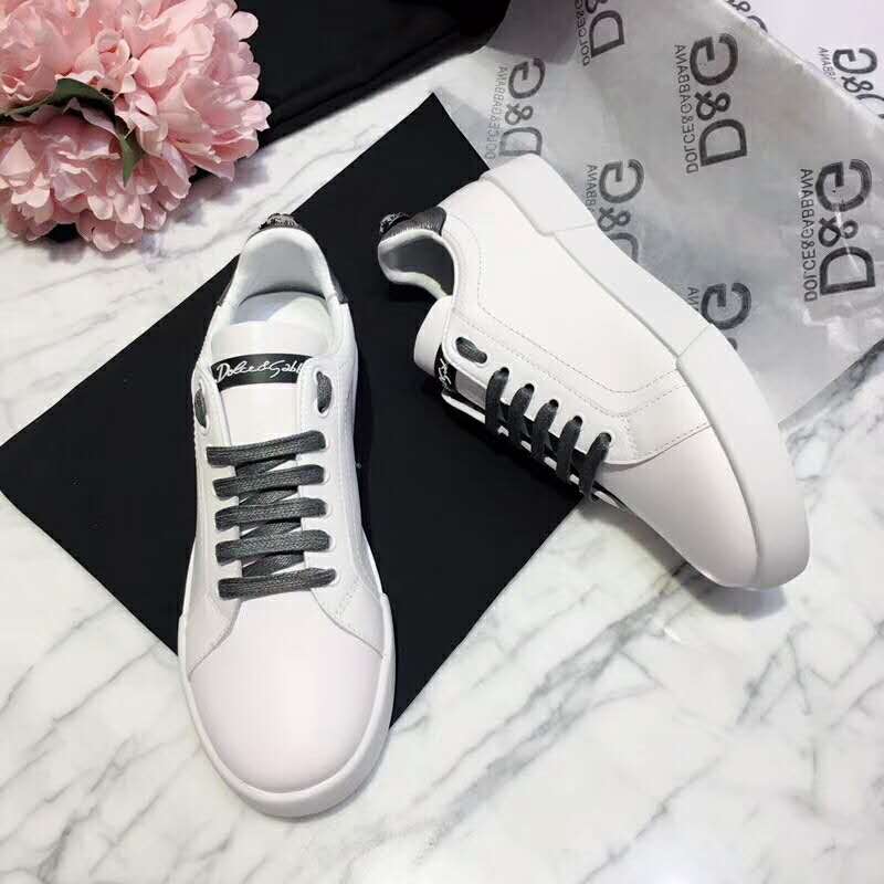 Dolce Gabbana D&G Women Shoes Zapatillas De Piel Con Aplicacion - Image 2