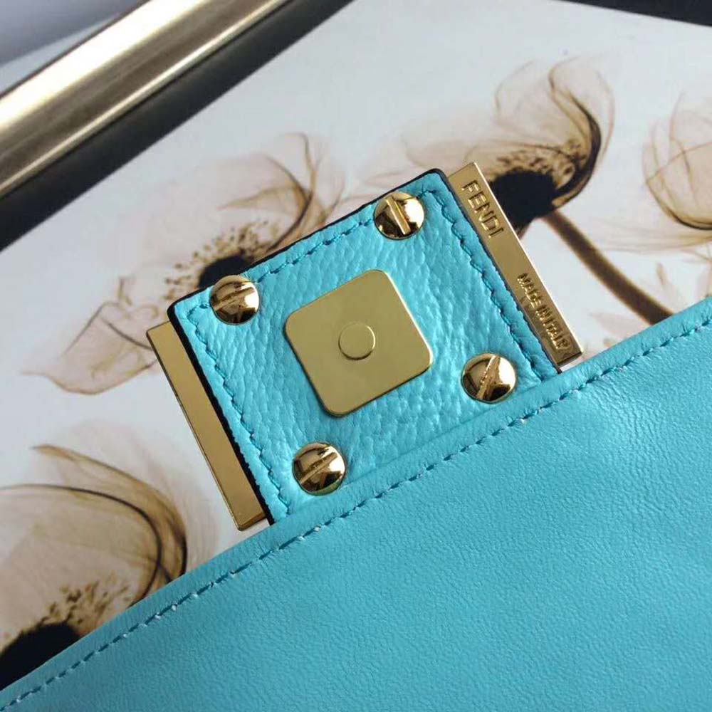 Fendi Women Iconic Baguette Leather Bag in Mini Size - Image 9