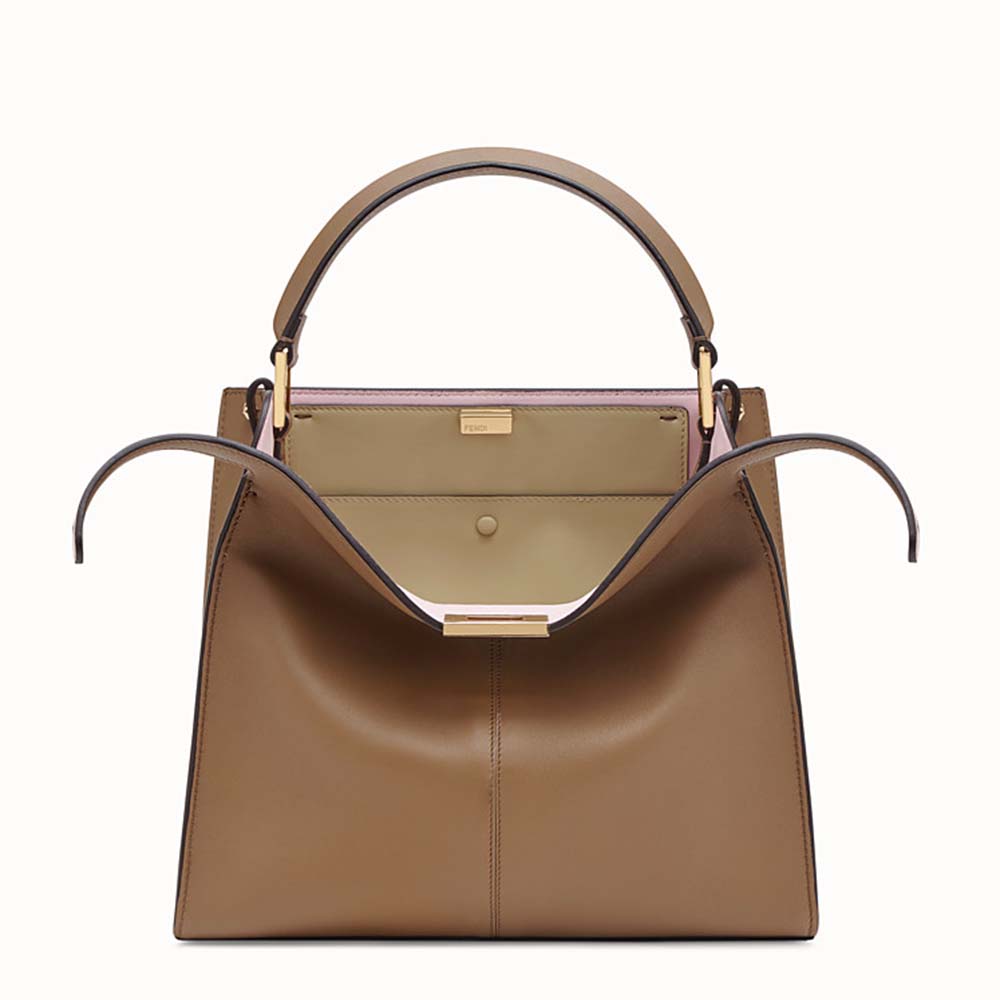 Fendi Women Peekaboo X-Lite Regular-Brown