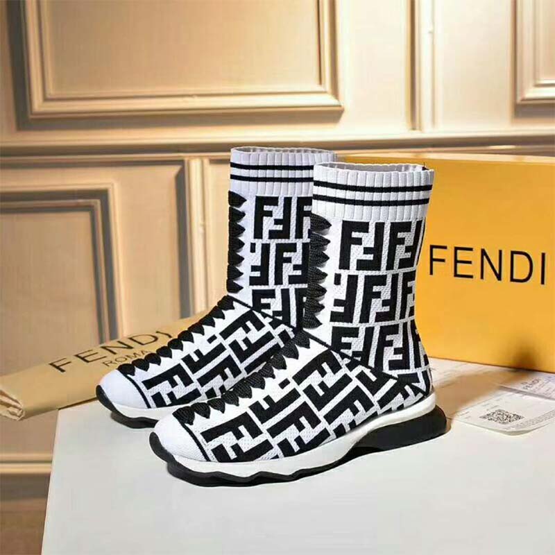 Fendi Women Shoes Multicolor Fabric 