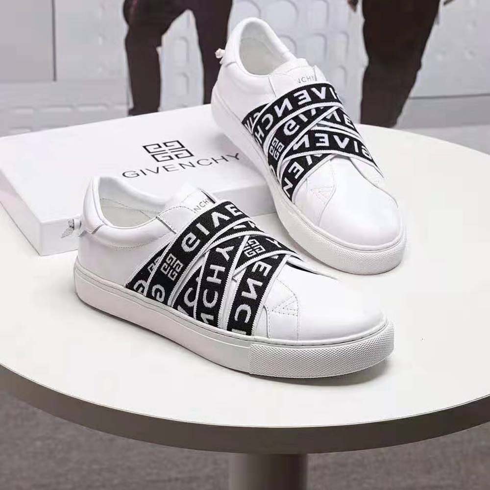 Givenchy 4g webbing sale sneakers in leather