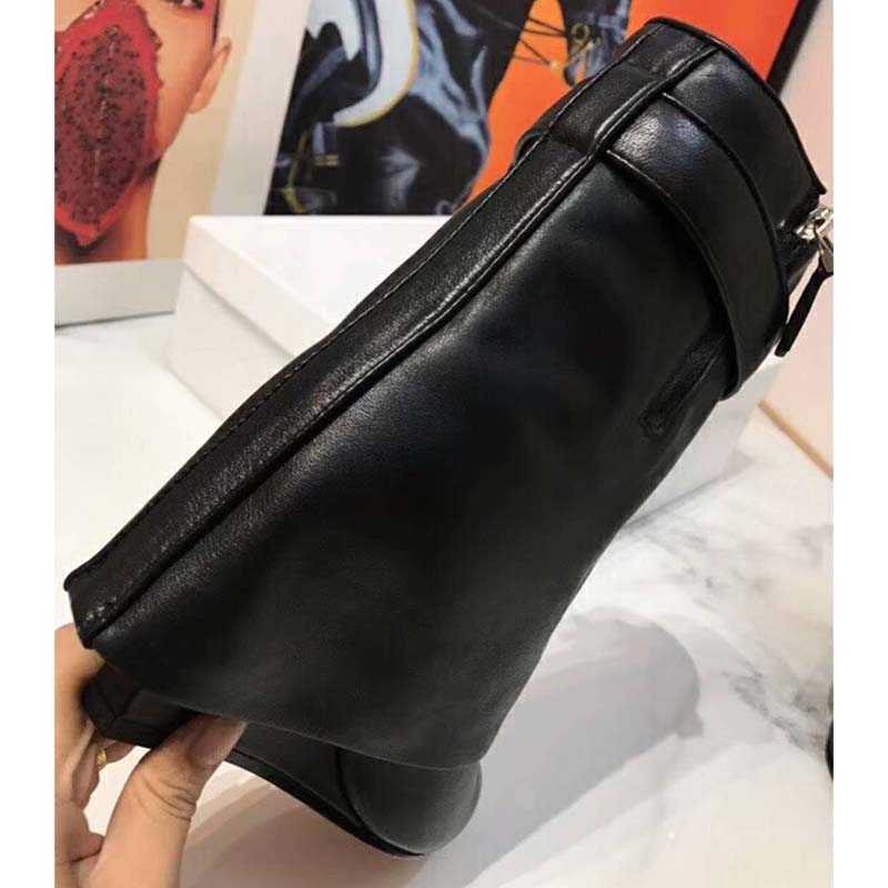 Givenchy Women Shoes Shark Lock Ankle Boots in Leather 90mm Heel-Black - Image 5