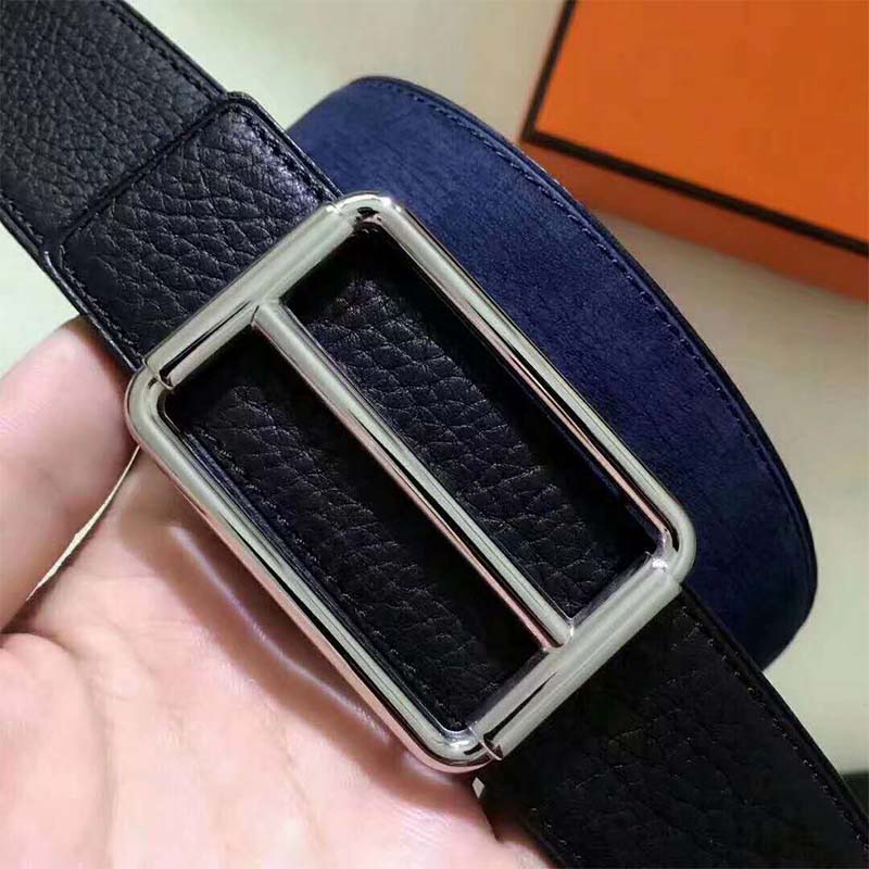 Hermes Men H Rouleau Belt Buckle & Reversible Leather Strap 32 mm - Image 4