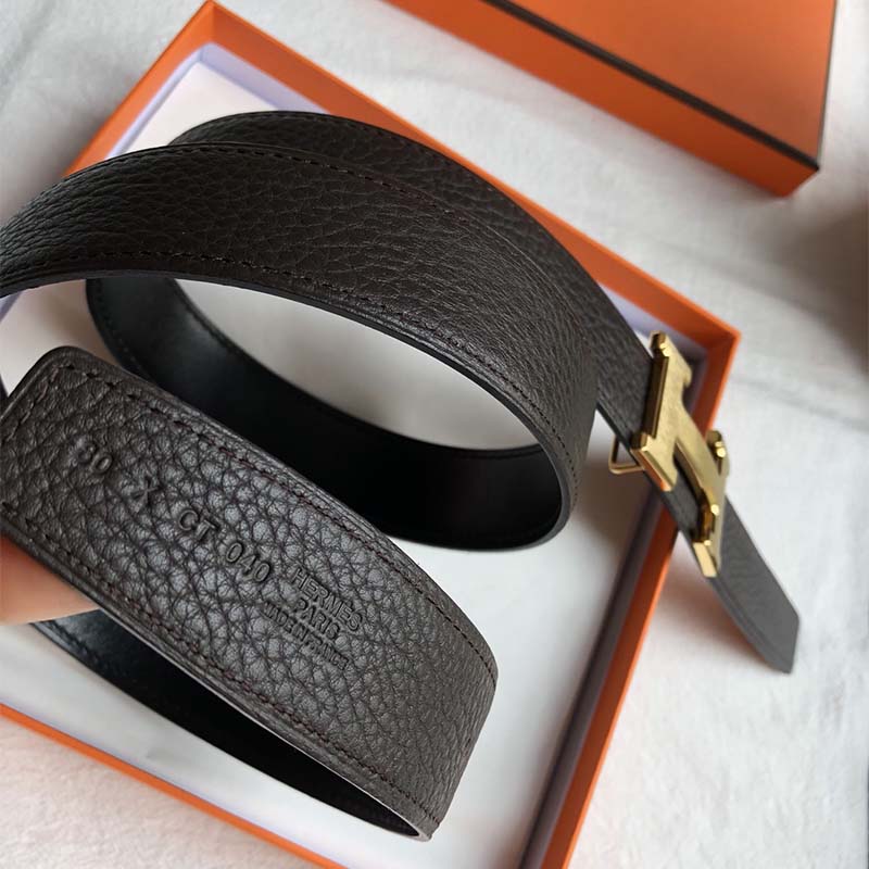Hermes Men Quizz Belt Buckle & Reversible Leather Strap 32 mm - Image 2