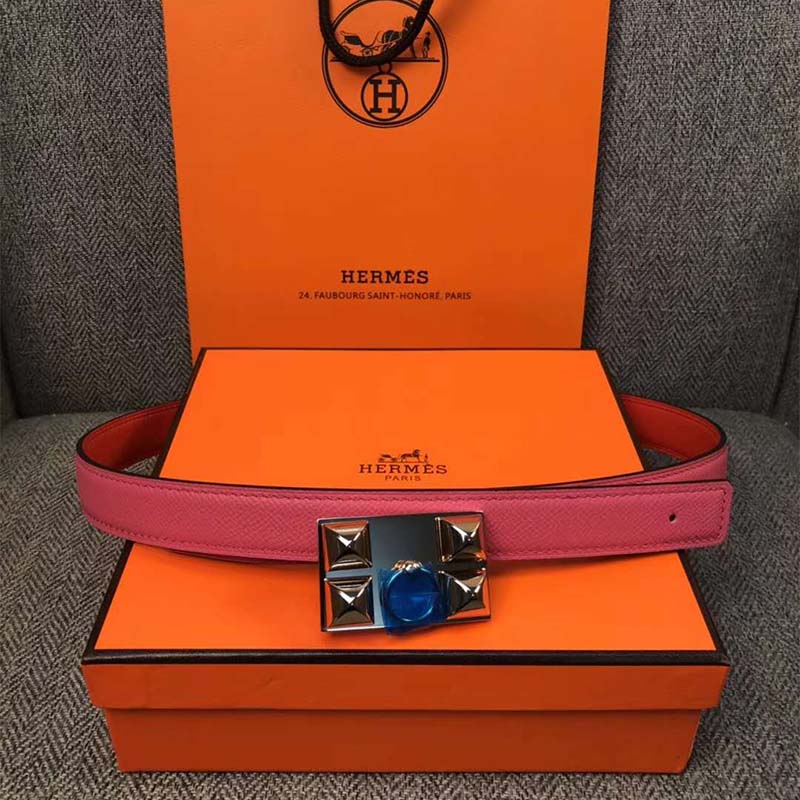Hermes Women Collier De Chien Belt Buckle & Reversible Leather Strap 24 mm - Image 3
