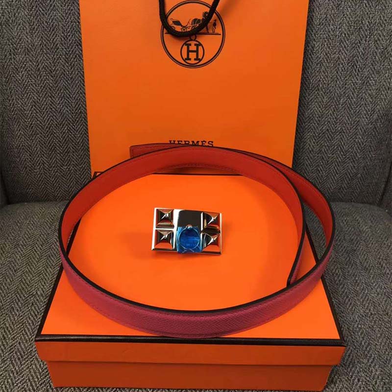 Hermes Women Collier De Chien Belt Buckle & Reversible Leather Strap 24 mm - Image 2