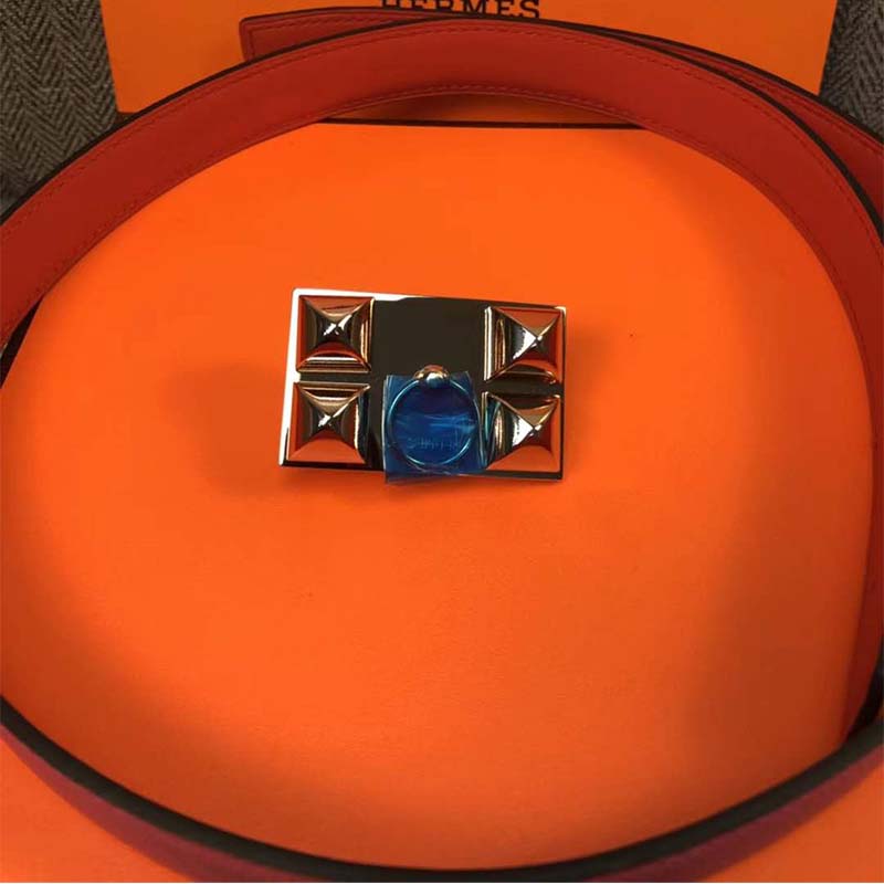 Hermes Women Collier De Chien Belt Buckle & Reversible Leather Strap 24 mm - Image 7