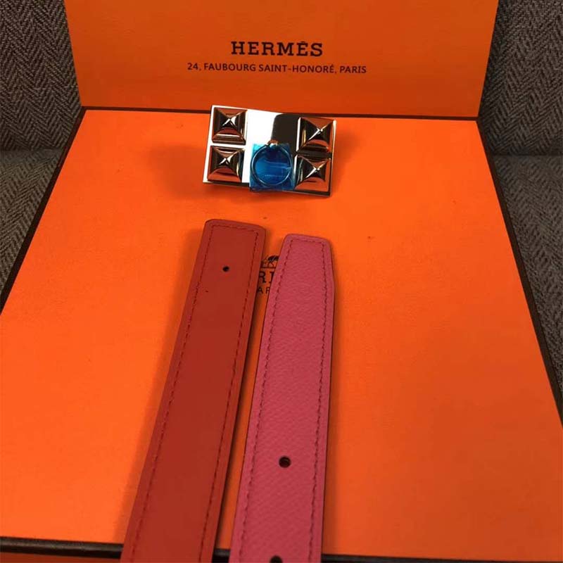 Hermes Women Collier De Chien Belt Buckle & Reversible Leather Strap 24 mm - Image 4