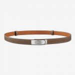 Hermes Women Kelly Belt in Calfskin Leather-Silver