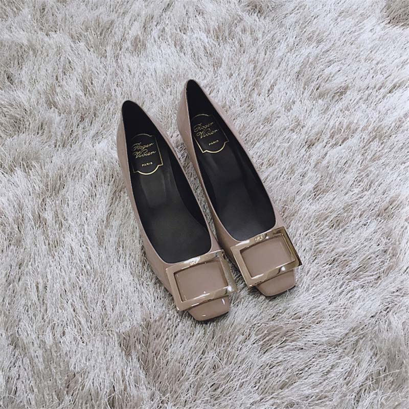 Roger Vivier Women Belle Vivier Trompette Pumps Patent Leather-4.5cm - Image 2