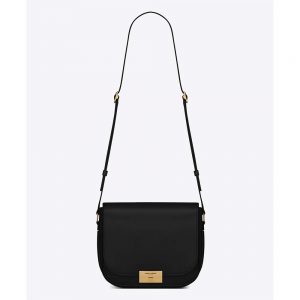 Saint Laurent YSL Women Betty Satchel in Smooth Leather-Black