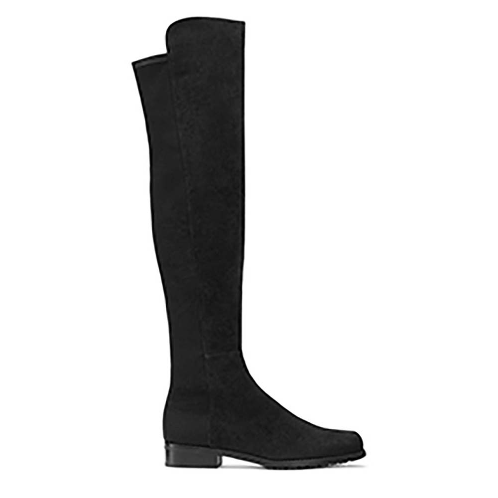 Stuart Weitzman Women Shoes The 5050 Boot 30mm Heel-Black