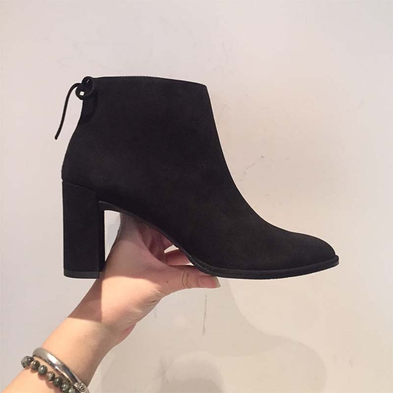 Stuart Weitzman Women Shoes The Lofty Bootie 80mm Heel-Black 4 Stuart Weitzman Women Shoes The Lofty Bootie 80mm Heel-Black - Image 4