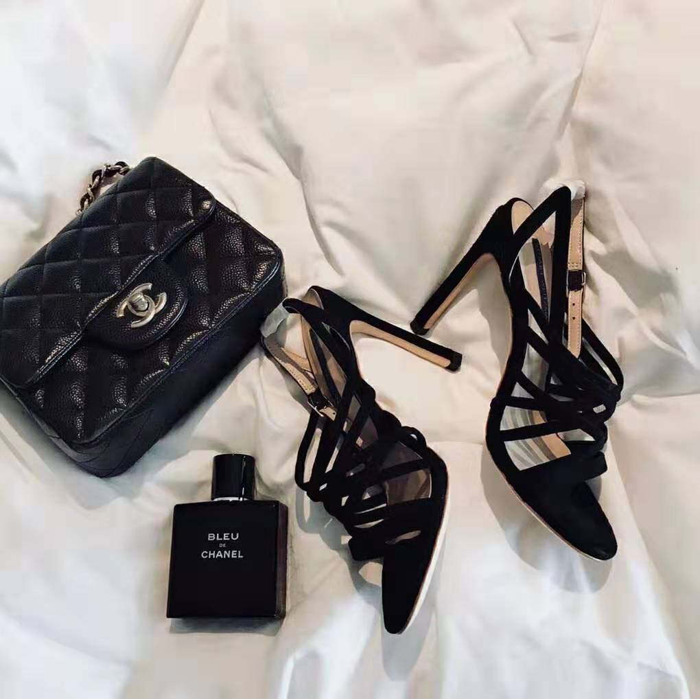 Stuart Weitzman Women Shoes The Spotlight 80 Sandal 80mm Heel Height-Black 4 Stuart Weitzman Women Shoes The Spotlight 80 Sandal 80mm Heel Height-Black - Image 4