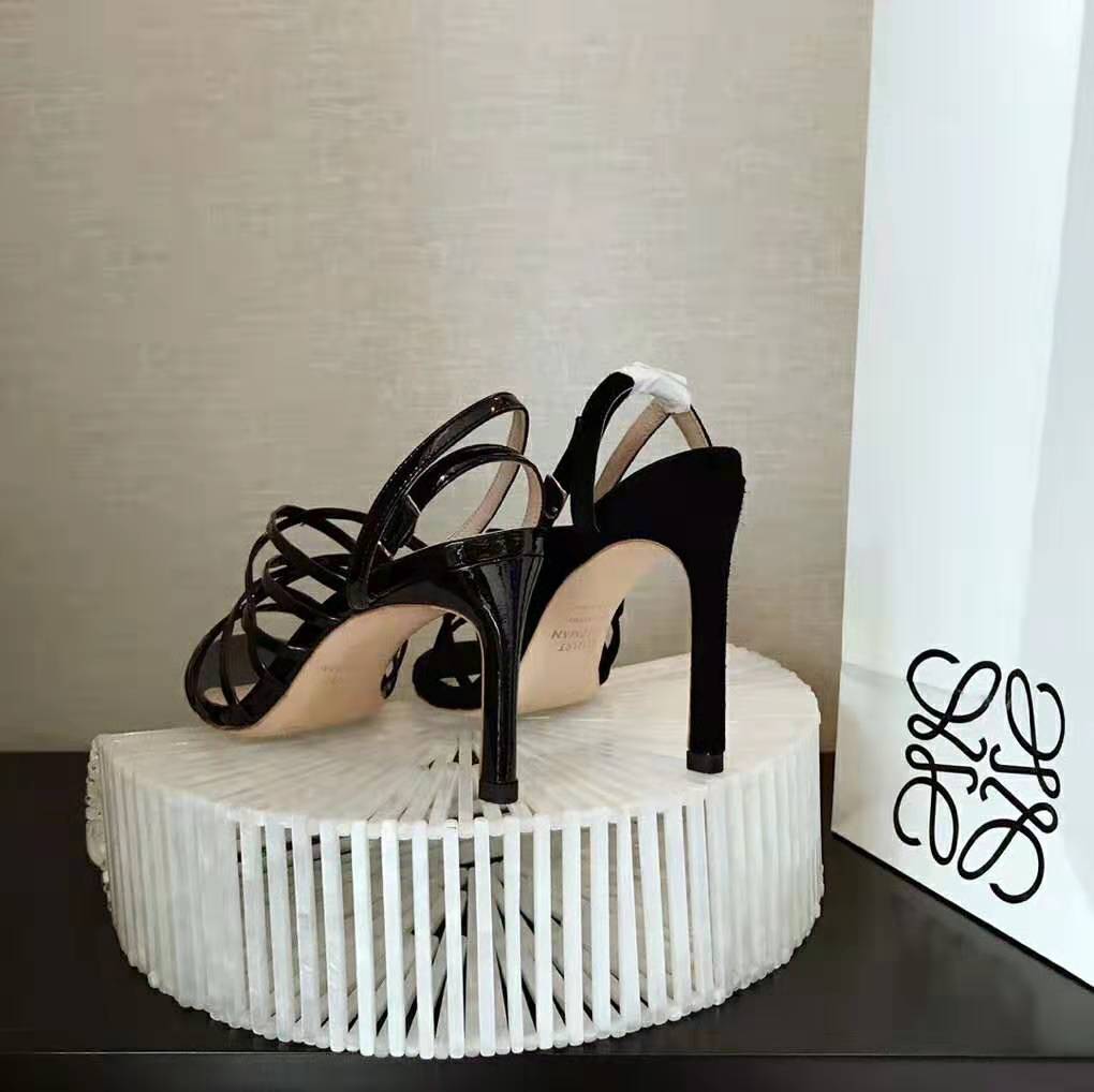 Stuart Weitzman Women Shoes The Spotlight 80 Sandal 80mm Heel Height-Black 5 Stuart Weitzman Women Shoes The Spotlight 80 Sandal 80mm Heel Height-Black - Image 5