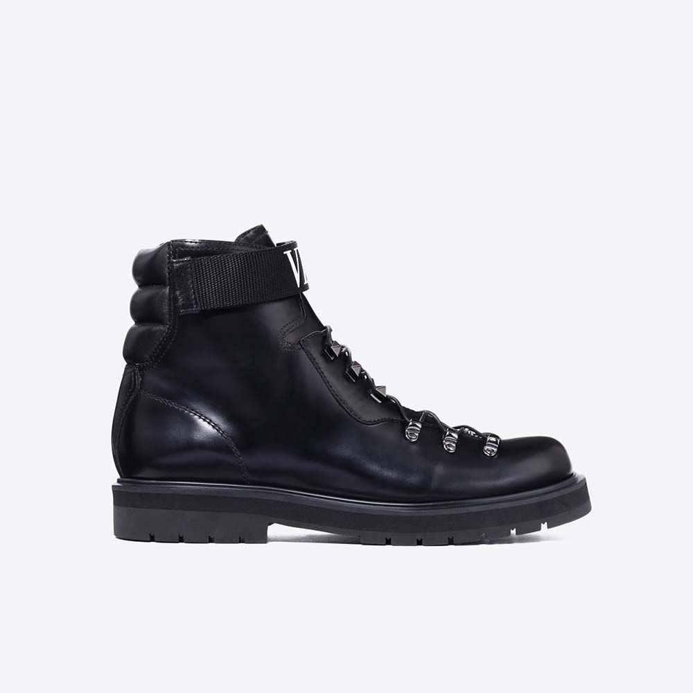Valentino Men Shoes Vltn City Trekking Boot-Black