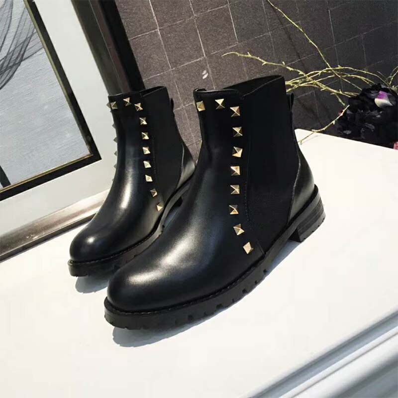 valentino rockstud beatle boot