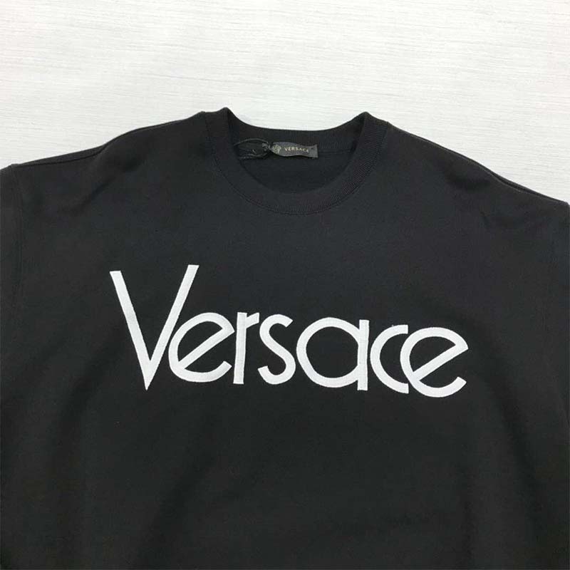 vintage versace logo sweatshirt
