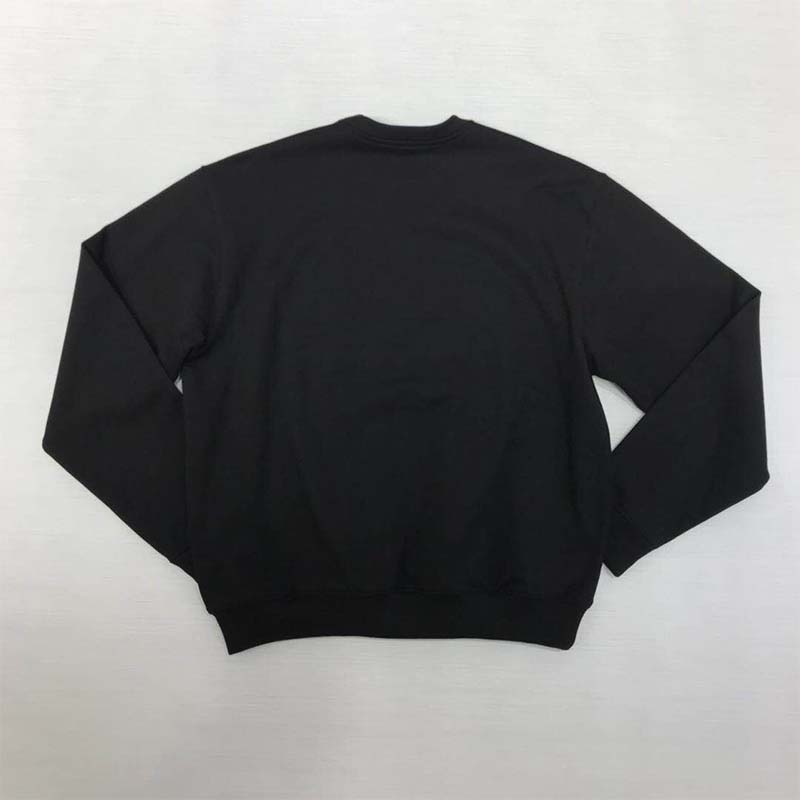 Versace Unisex Vintage Versace Logo Sweatshirt-Black - Image 3