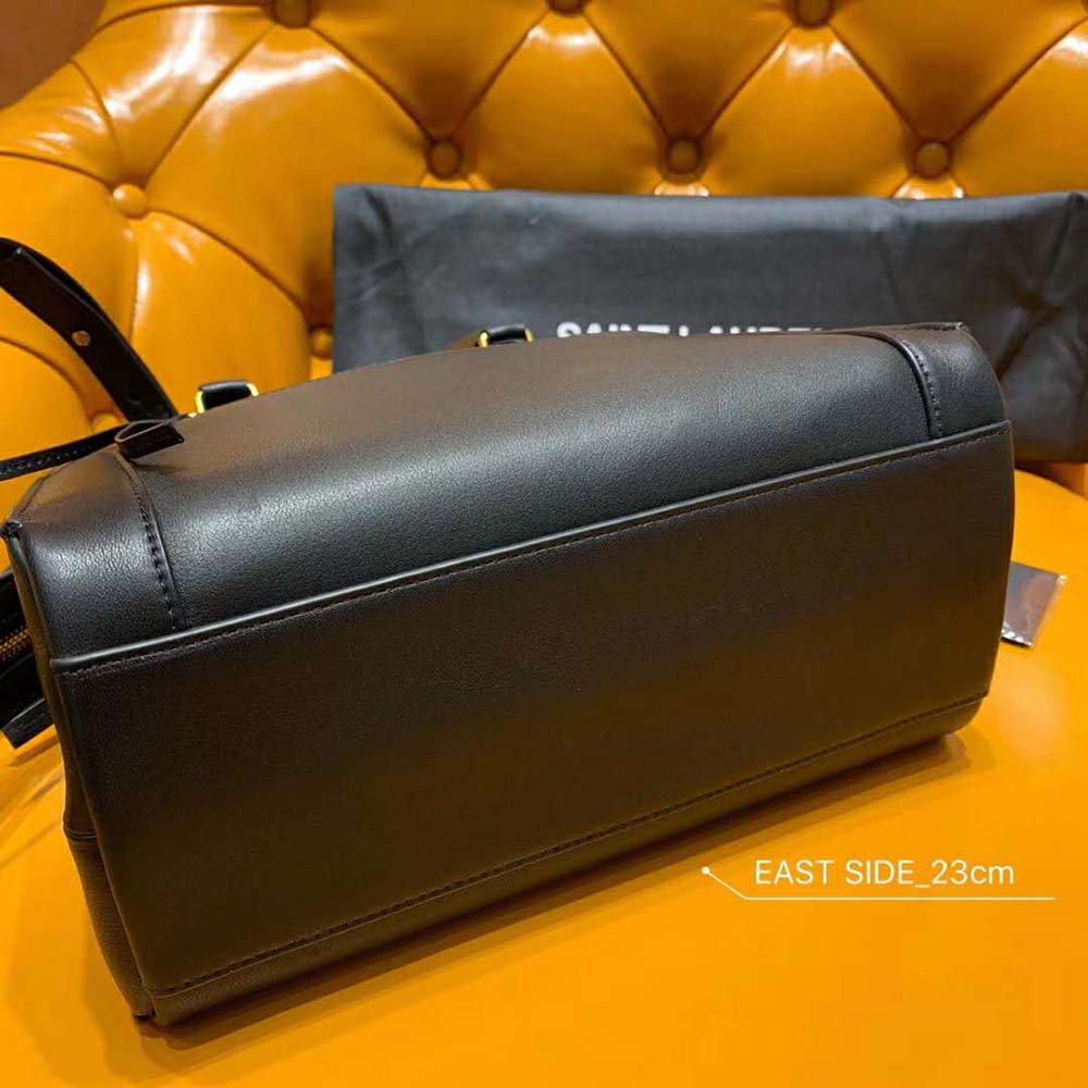 Saint Laurent YSL Women East Side Small Tote Smooth-Black 10 Saint Laurent YSL Women East Side Small Tote Smooth-Black - Image 10