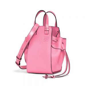 Loewe Women Hammock Drawstring Mini Bag-Pink