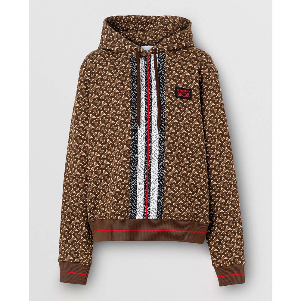 Burberry - Monogram Stripe Print Hoodie  HBX - Globally Curated Fashion  and Lifestyle by Hypebeast