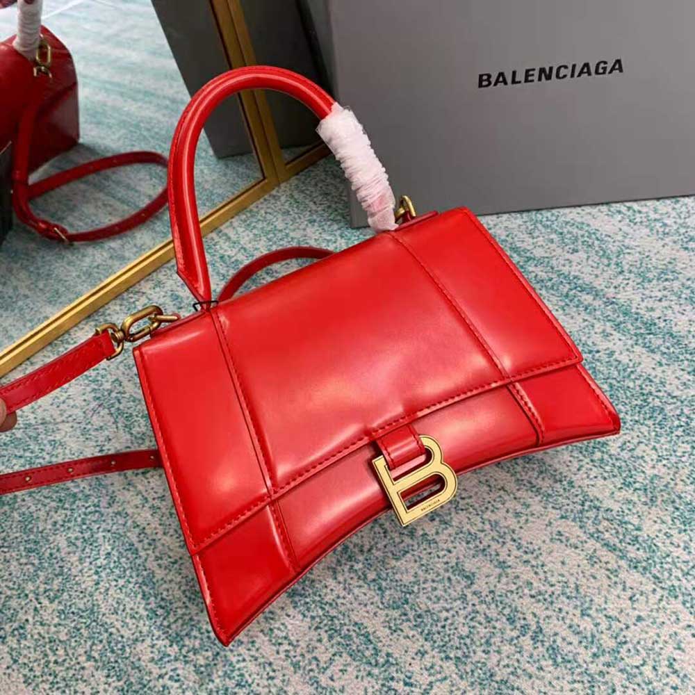 Women's Hourglass Small Top Handle Bag, BALENCIAGA