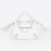 Balenciaga Women Neo Classic Mini Top Handle Bag-White