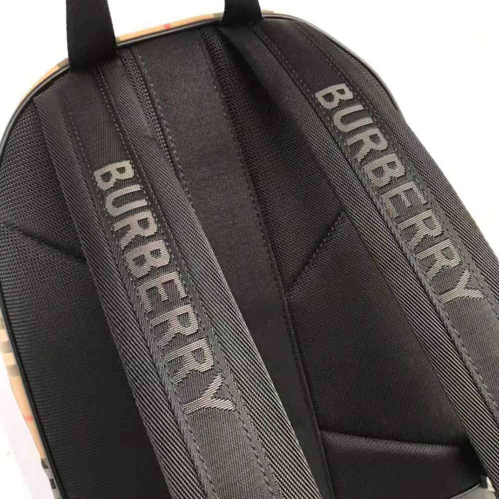 Shop Burberry 2021 SS Vintage Check Nylon Backpack by AceGlobal