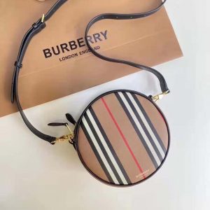 Burberry】Icon Stripe E-canvas Louise Bag☆送料関税込 