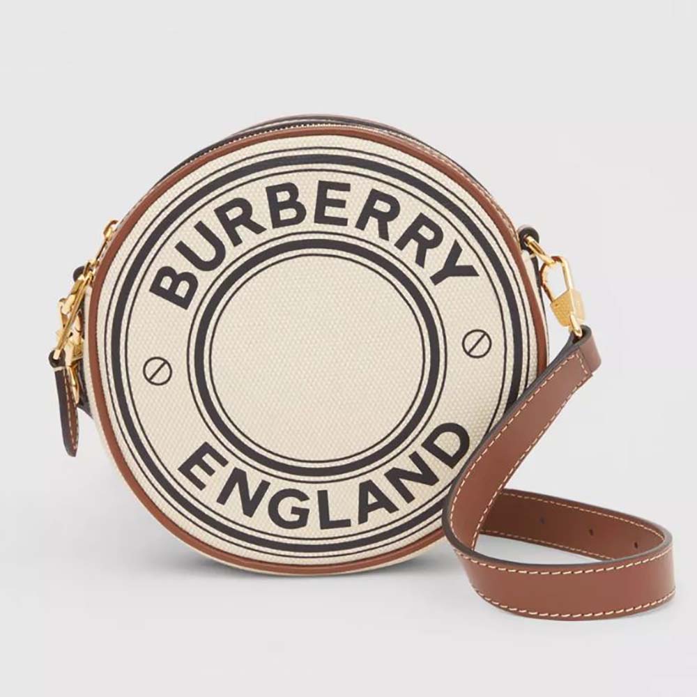 Burberry Women Icon Stripe Ecanvas Louise BagBeige