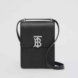 Burberry Women Leather Robin Bag-Black