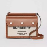 Burberry Women Mini Horseferry Print Title Bag with Pocket Detail