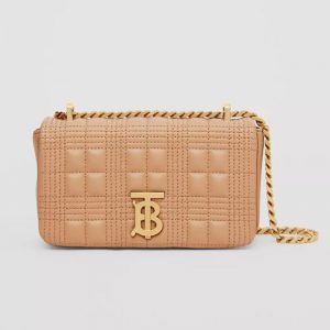 Burberry Women Mini Quilted Lambskin Lola Bag