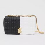Burberry Women Small Quilted Two-tone Lambskin Lola Bag