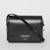 Burberry Women Small Two-tone Leather Grace Bag-Black 12 Burberry Women Small Two-tone Leather Grace Bag