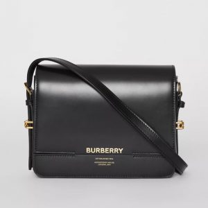 Burberry Women Small Two-tone Leather Grace Bag