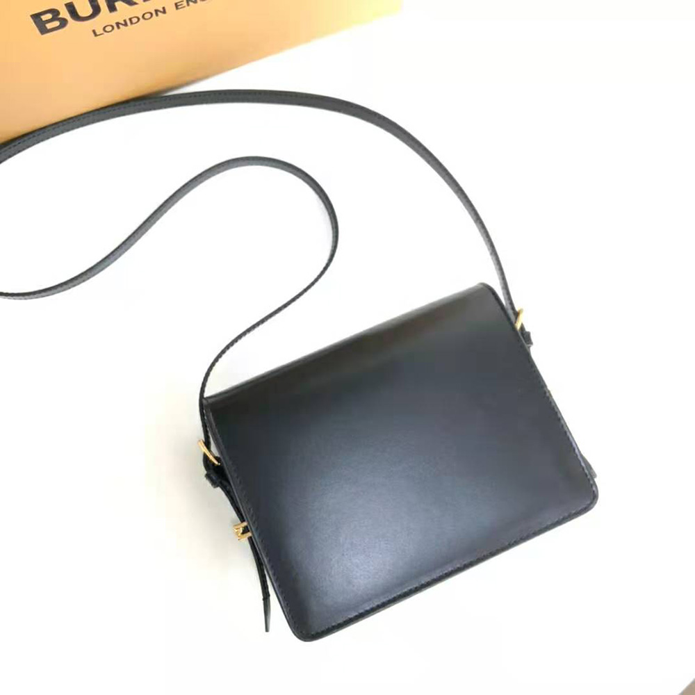 Burberry Women Small Two-tone Leather Grace Bag-Black