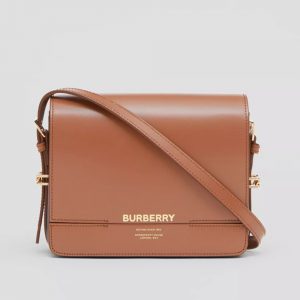 Burberry Women Small Two-tone Leather Grace Bag