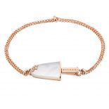 Bvlgari Women BVLGARI BVLGARI Gelati 18 KT Rose Gold Soft Bracelet-White