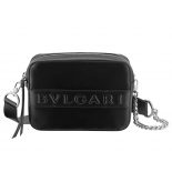 Bvlgari Women Bvlgari Logo Camera Bag in Calf Leather