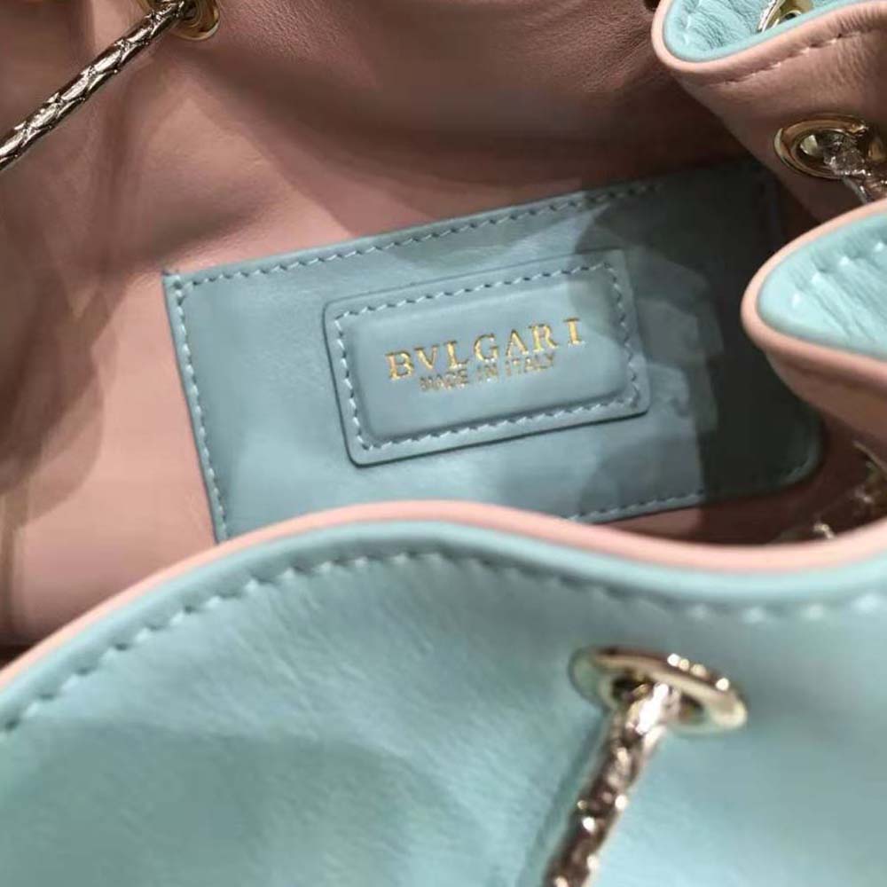 Bvlgari Women Serpenti Forever Shoulder Bag-Aqua