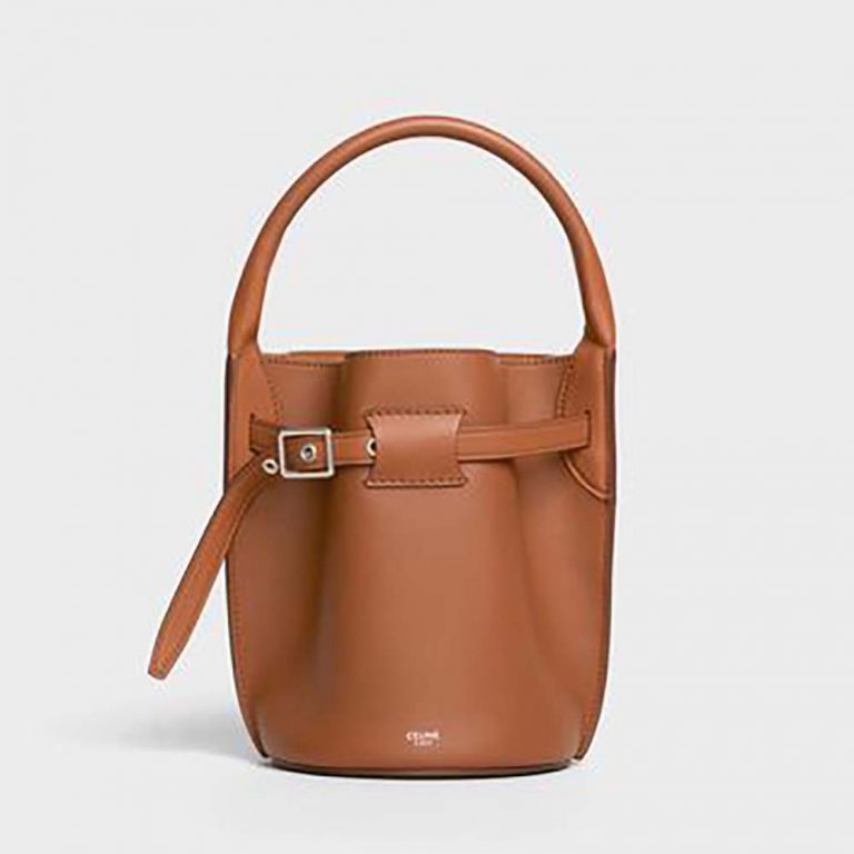 Celine Women Boston Bag in Triomphe Canvas-Brown